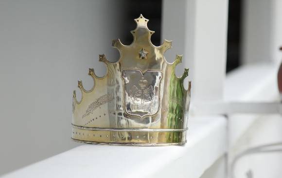 Esta es la<b> </b>corona de la primera Señorita Colombia, Yolanda Emiliani Román. FOTO COLPRENSA Esta es la<b> </b>corona de la primera Señorita Colombia, Yolanda Emiliani Román. FOTO COLPRENSA
