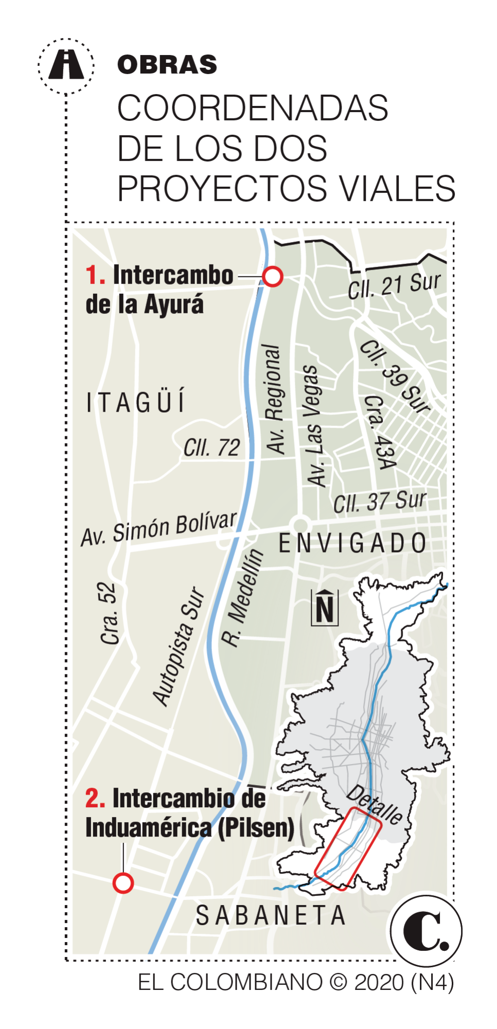 Intercambios viales en el sur quedan listos este año Intercambios viales en el sur quedan listos este año