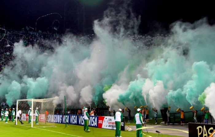 La alegría de la Copa Libertadores regresa esta noche al Atanasio Girardot. FOTO JUAN ANTONIO SÁNCHEZ.