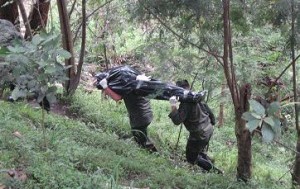 El segundo cadáver sacado del cerro La Asomadera.