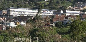 Fachada de la cárcel Bellavista, en el municipio de Bello.