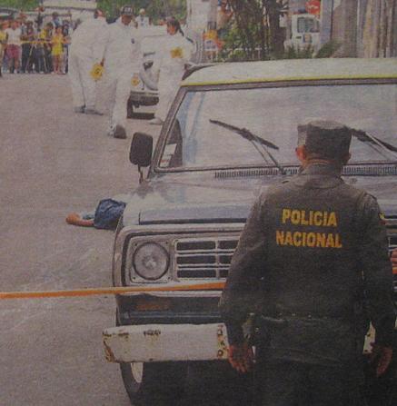 Doble homicidio en peluquería de La Floresta. Foto de Stephen Arboleda.