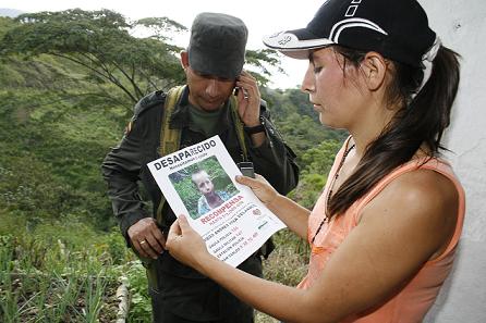 La búsqueda fue intensa por los montes de San Carlos. Foto de Manuel Saldarriaga.