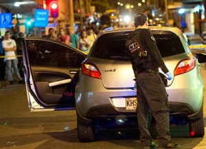 En este carro iba alias "Durán" cuando le dispararon. Cortesía.