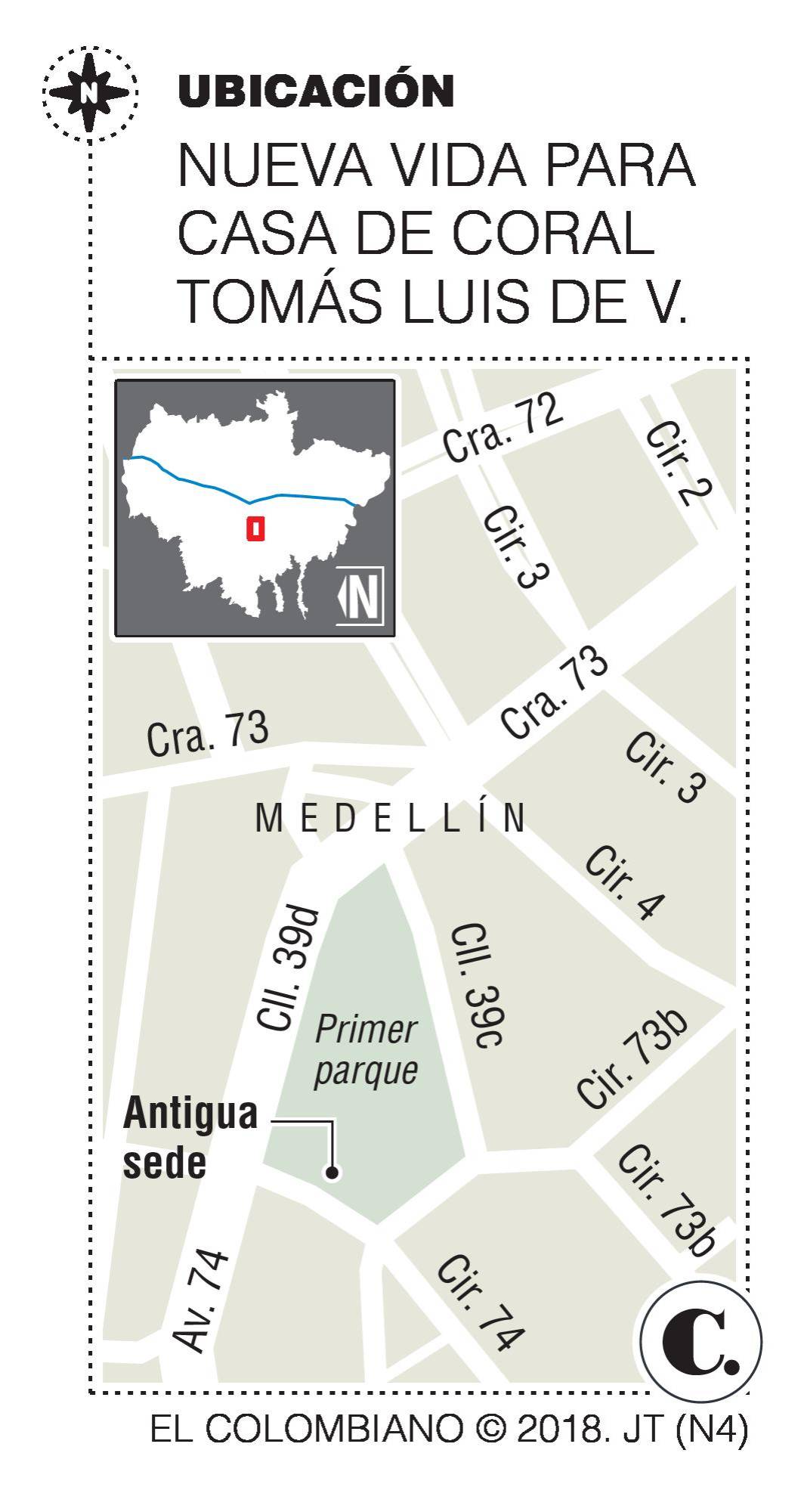 Casa de parque de Laureles será centro comunitario