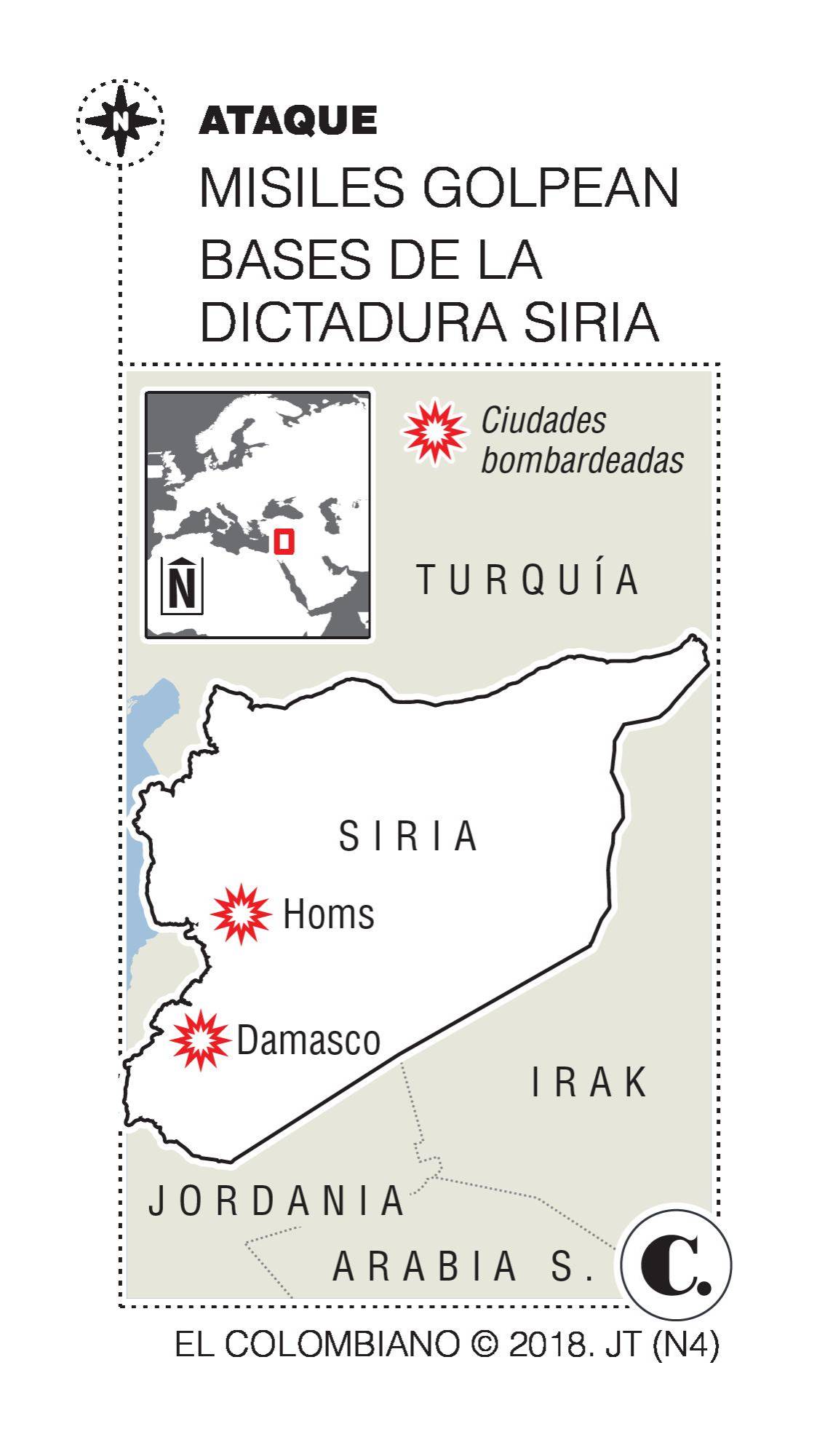 Aliados optaron por el uso de la fuerza en Siria Aliados optaron por el uso de la fuerza en Siria