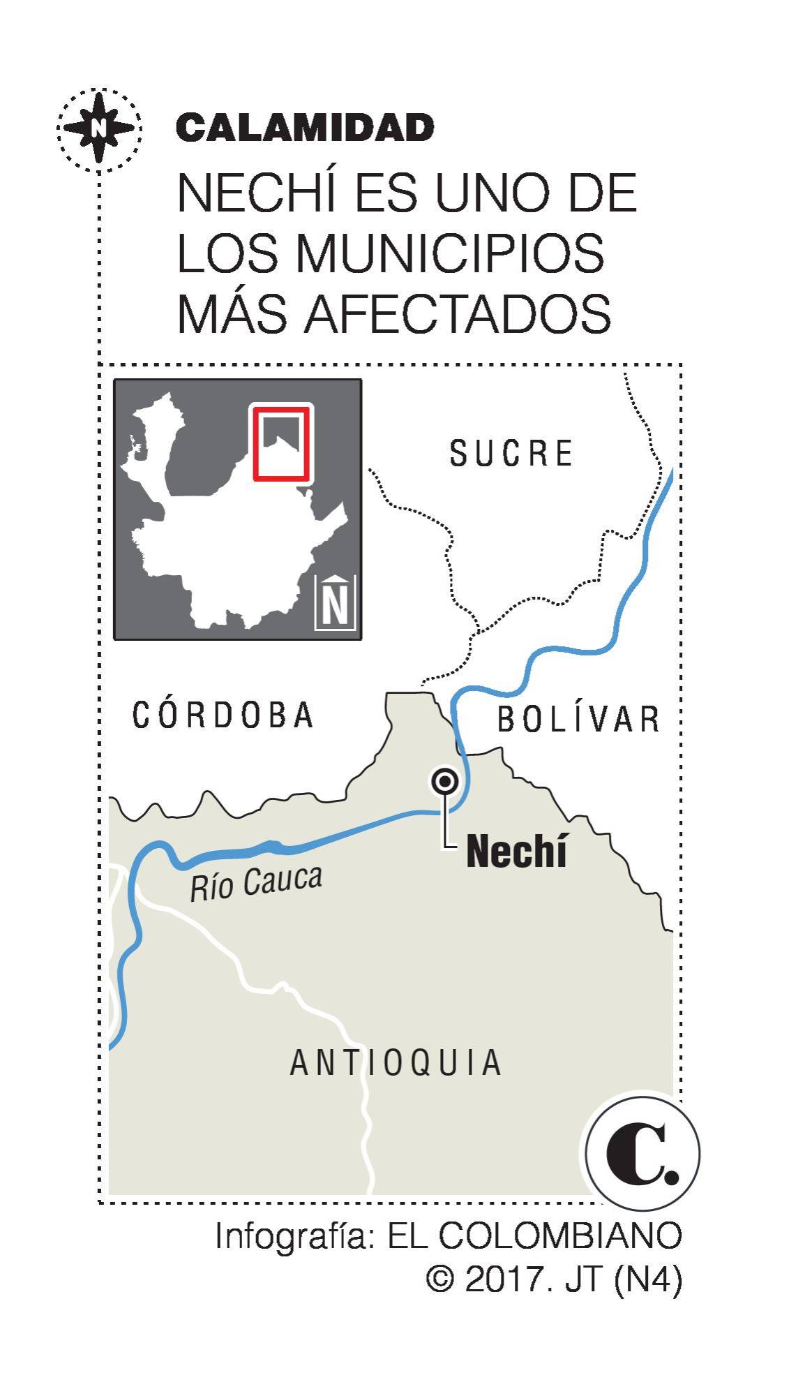 Damnificados por invierno en Antioquia