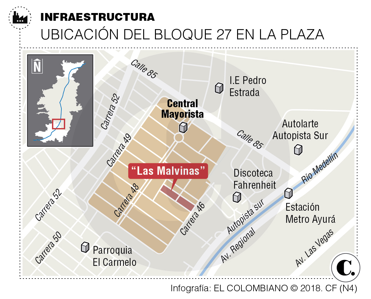 Comerciantes de Las Malvinas siguen trabajando en carpas Comerciantes de Las Malvinas siguen trabajando en carpas
