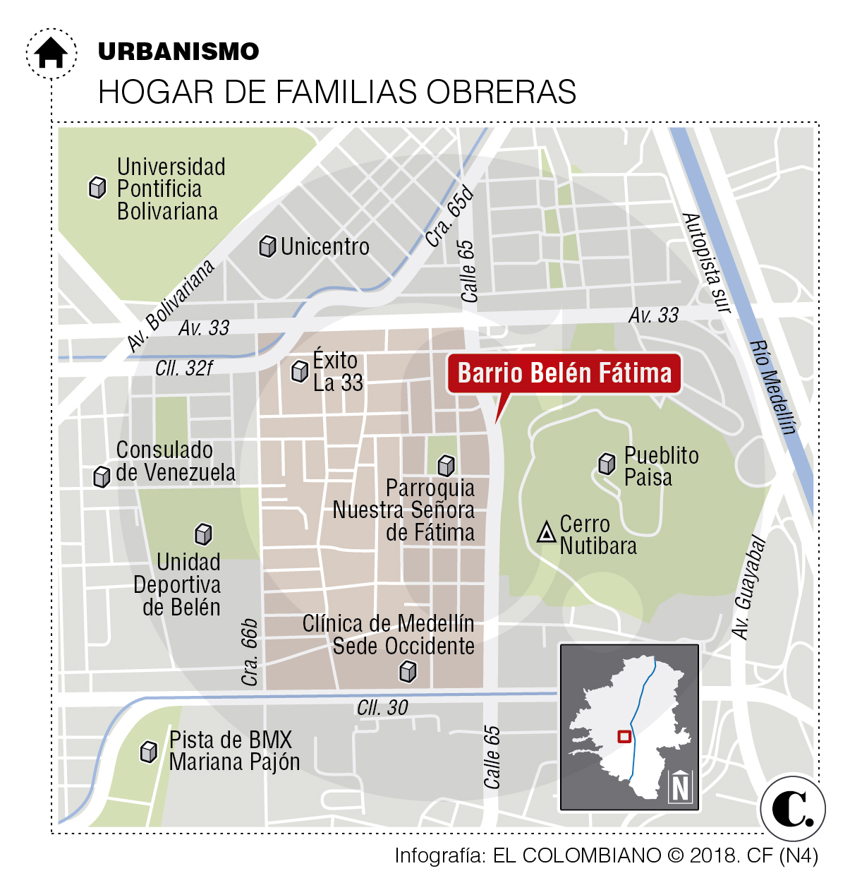 Historia del barrio Belén Fátima, Medellín, Antioquia Historia del barrio Belén Fátima, Medellín, Antioquia
