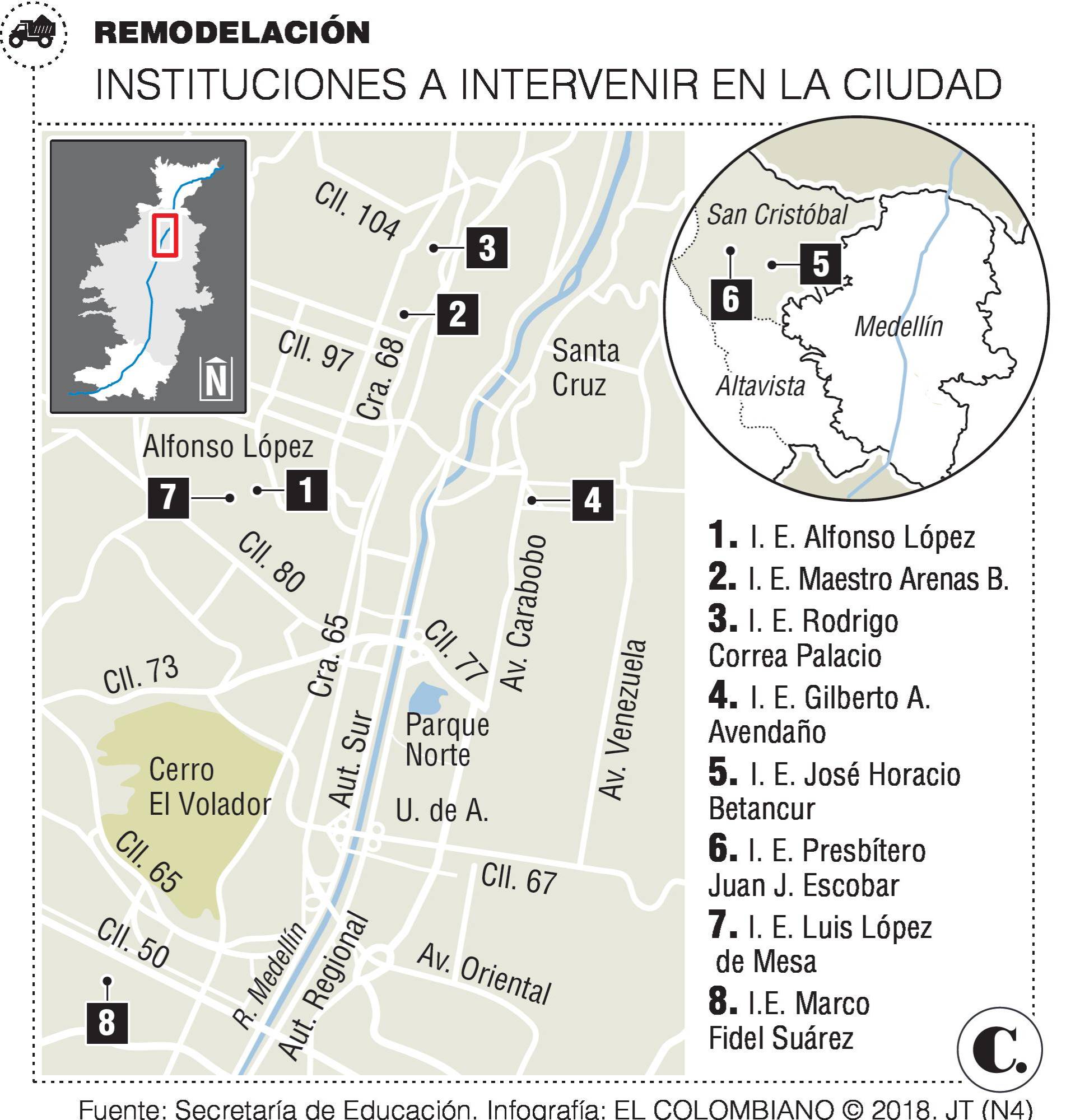 Colegios en mal estado en Medellín Colegios en mal estado en Medellín