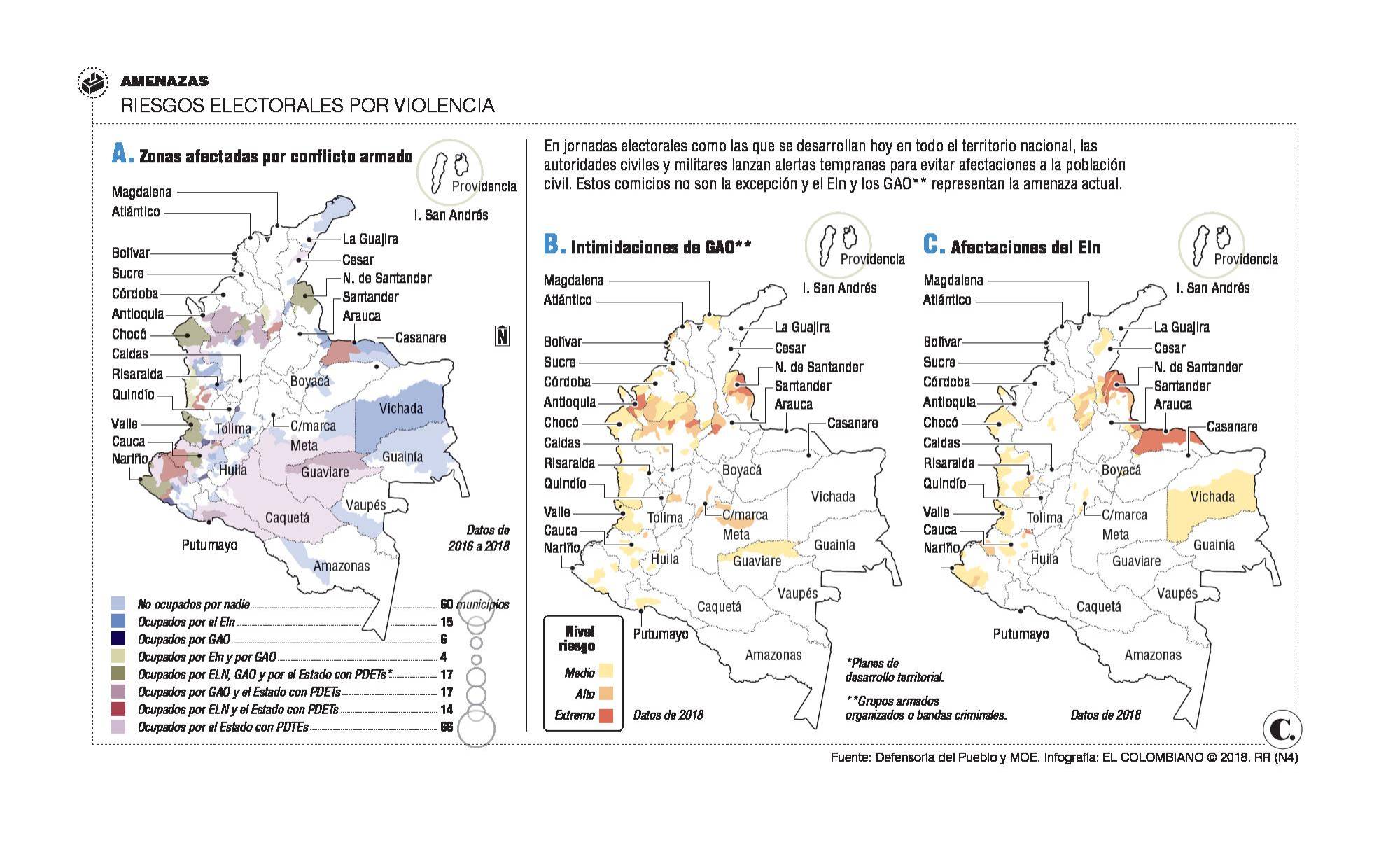 Colombia vota sin <br />los fusiles de las Farc