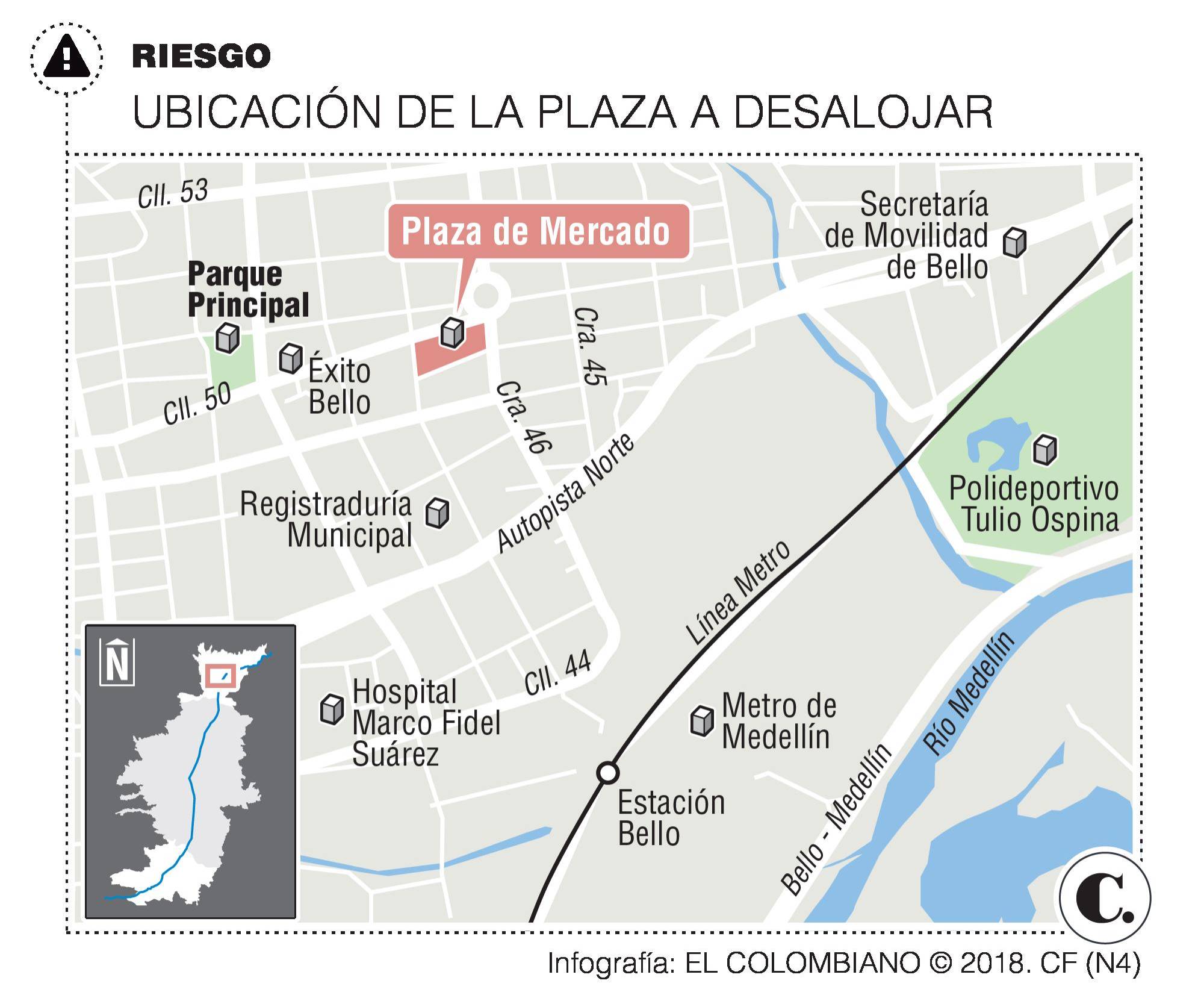 En Bello, tutelas frenaron desalojo En Bello, tutelas frenaron desalojo