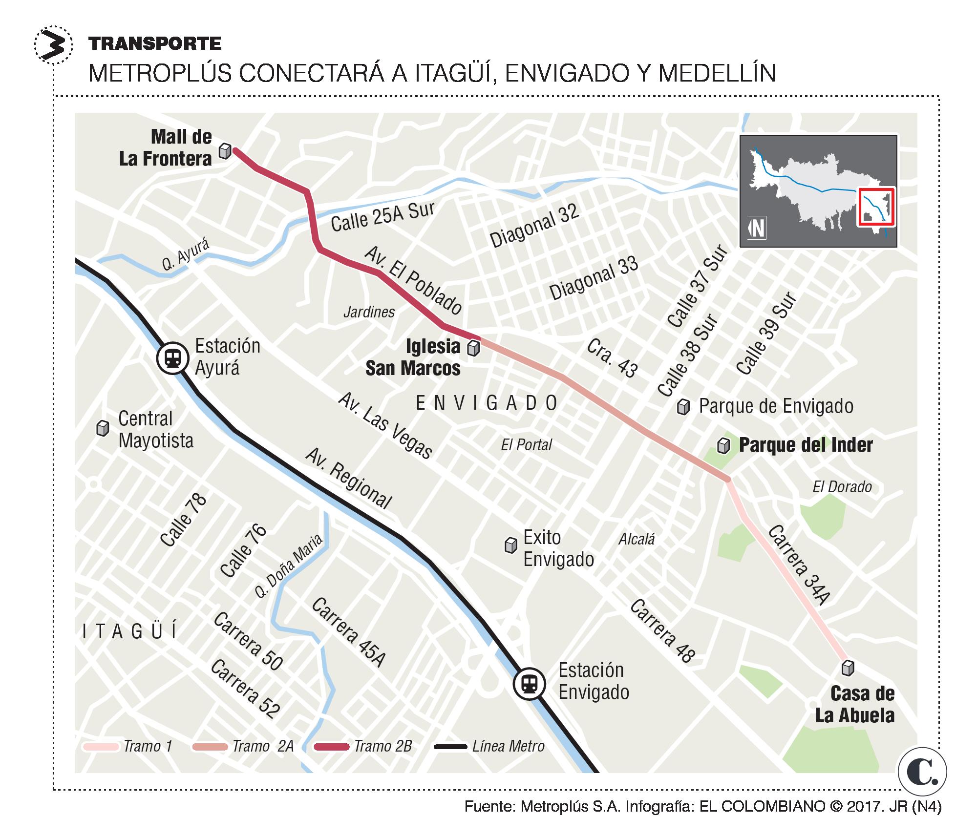 <p>Envigado se quedó esperando </p><p>el metroplús para este diciembre </p>