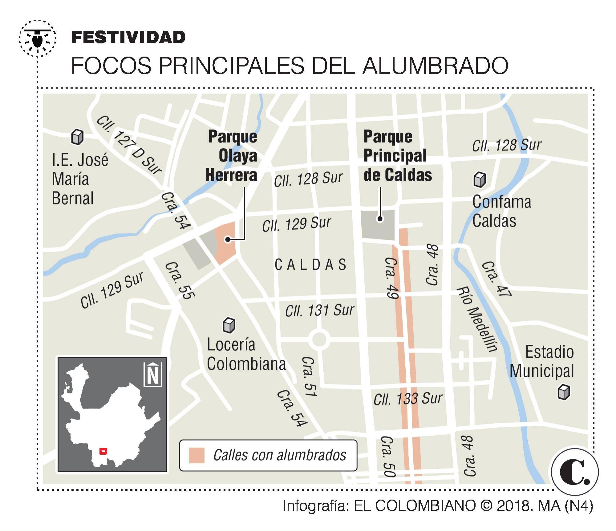 La noche se llenó de estrellas en la Navidad de Caldas La noche se llenó de estrellas en la Navidad de Caldas