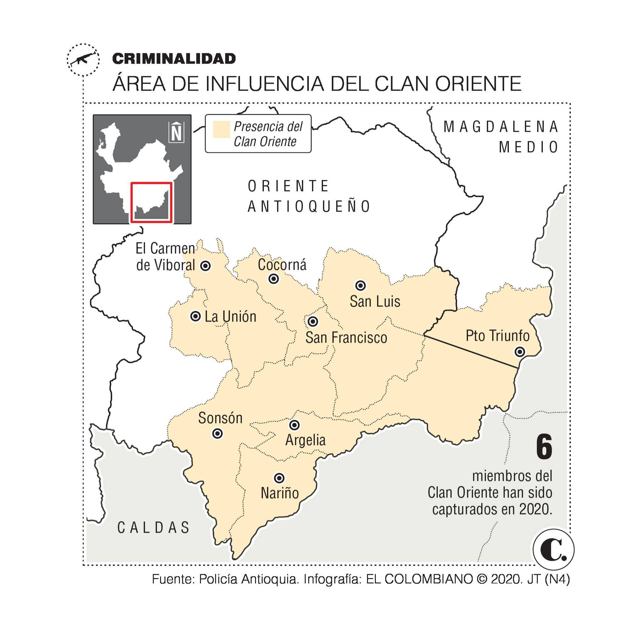 Tras la pista del Clan que llena de drogas al Oriente Tras la pista del Clan que llena de drogas al Oriente