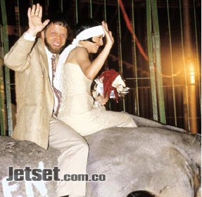 Fotografía del matrimonio de Antanas Mockus y Adriana Córdoba. FOTO JET SET Fotografía del matrimonio de Antanas Mockus y Adriana Córdoba. FOTO JET SET