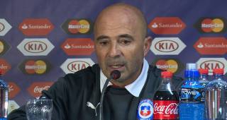 “La propuesta y el esfuerzo estuvo siempre del lado de Chile”: Sampaoli “La propuesta y el esfuerzo estuvo siempre del lado de Chile”: Sampaoli