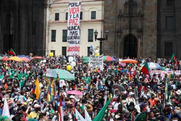 Cuarto paro nacional del año transcurrió de manera pacífica Cuarto paro nacional del año transcurrió de manera pacífica