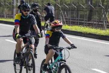 Regresó la tradicional ciclovía dominical Regresó la tradicional ciclovía dominical