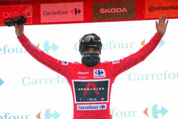 Primera semana de la Vuelta a España con Richard Carapaz como líder Primera semana de la Vuelta a España con Richard Carapaz como líder