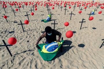 Brasil supera las 100.000 muertes por coronavirus Brasil supera las 100.000 muertes por coronavirus