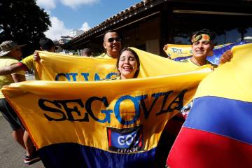 La pasión tricolor y albirroja se siente en Brasil La pasión tricolor y albirroja se siente en Brasil