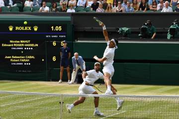 Las postales del título de Cabal y Farah en Wimbledon Las postales del título de Cabal y Farah en Wimbledon