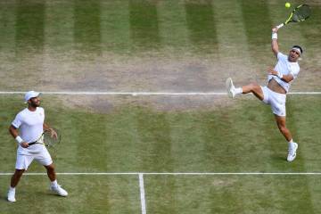 Las postales del título de Cabal y Farah en Wimbledon Las postales del título de Cabal y Farah en Wimbledon