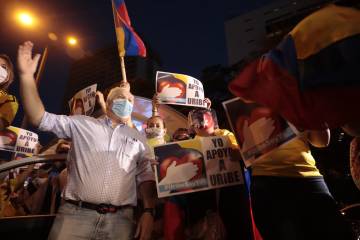 Convocan caravanas en apoyo al expresidente Álvaro Uribe en Medellín Convocan caravanas en apoyo al expresidente Álvaro Uribe en Medellín