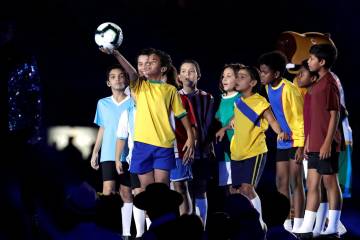 Se escuchó el himno de la Copa América Se escuchó el himno de la Copa América