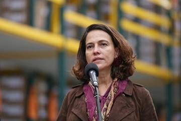 Nancy Patricia Gutiérrez, exministra del Interior, se defiende por compulsa de copias en su contra Nancy Patricia Gutiérrez, exministra del Interior, se defiende por compulsa de copias en su contra