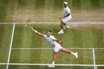 Las postales del título de Cabal y Farah en Wimbledon Las postales del título de Cabal y Farah en Wimbledon