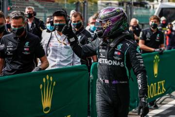 Lewis Hamilton saldrá primero en el Gran Premio de Bélgica de Fórmula Uno Lewis Hamilton saldrá primero en el Gran Premio de Bélgica de Fórmula Uno