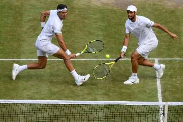 Las postales del título de Cabal y Farah en Wimbledon Las postales del título de Cabal y Farah en Wimbledon