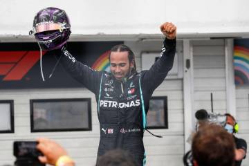 Hamilton (Mercedes) gana en Hungría y se coloca líder del Mundial Hamilton (Mercedes) gana en Hungría y se coloca líder del Mundial