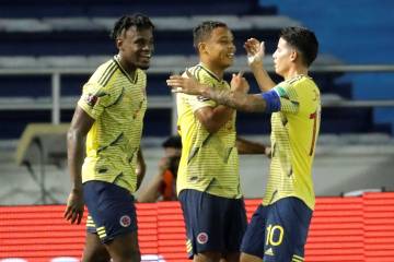 Colombia superó 3-0 a Venezuela en el arranque de la Eliminatoria Colombia superó 3-0 a Venezuela en el arranque de la Eliminatoria