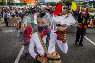 En Medellín, la gente marchó con tranquilidad En Medellín, la gente marchó con tranquilidad