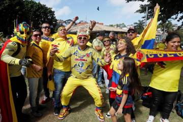 La pasión tricolor y albirroja se siente en Brasil La pasión tricolor y albirroja se siente en Brasil