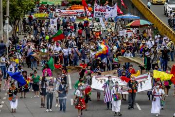 En Medellín, la gente marchó con tranquilidad En Medellín, la gente marchó con tranquilidad