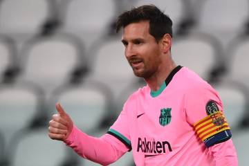 Sin Cristiano, Messi fue rey en Turín con el Barça Sin Cristiano, Messi fue rey en Turín con el Barça
