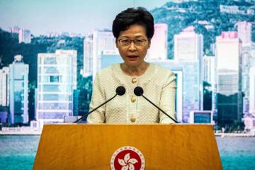 EE.UU. sanciona a Carrie Lam jefa de Gobierno de Hong Kong EE.UU. sanciona a Carrie Lam jefa de Gobierno de Hong Kong