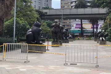 Las ‘gordas’ de Botero entran en cuarentena Las ‘gordas’ de Botero entran en cuarentena