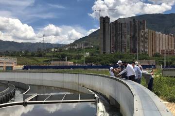 En planta Aguas Claras, de Bello, poco a poco se van los malos olores En planta Aguas Claras, de Bello, poco a poco se van los malos olores