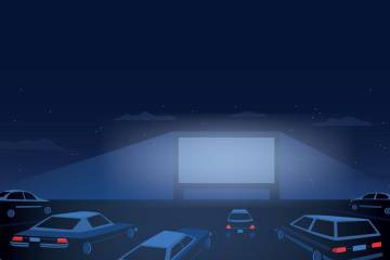 Ir a cine sin bajarse del carro Ir a cine sin bajarse del carro