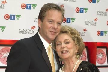 Muerte de Shirley Douglas la mamá de Kiefer Sutherland Muerte de Shirley Douglas la mamá de Kiefer Sutherland