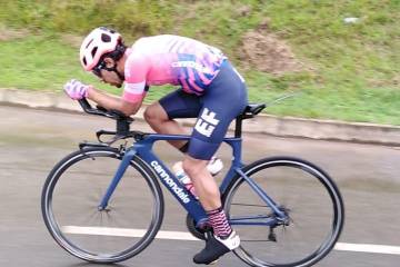 Daniel Martínez, bicampeón nacional de ciclismo, perdió su bicicleta Daniel Martínez, bicampeón nacional de ciclismo, perdió su bicicleta