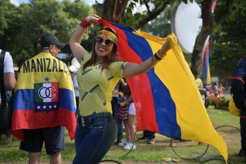 La pasión tricolor y albirroja se siente en Brasil La pasión tricolor y albirroja se siente en Brasil