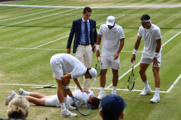 Las postales del título de Cabal y Farah en Wimbledon Las postales del título de Cabal y Farah en Wimbledon