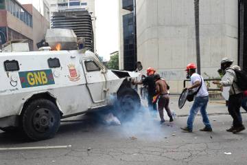 Represiones contra manifestantes de la oposición venezolana Represiones contra manifestantes de la oposición venezolana