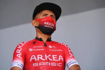Nairo Quintana muestra las heridas que le causaron las caídas en el Tour de Francia Nairo Quintana muestra las heridas que le causaron las caídas en el Tour de Francia